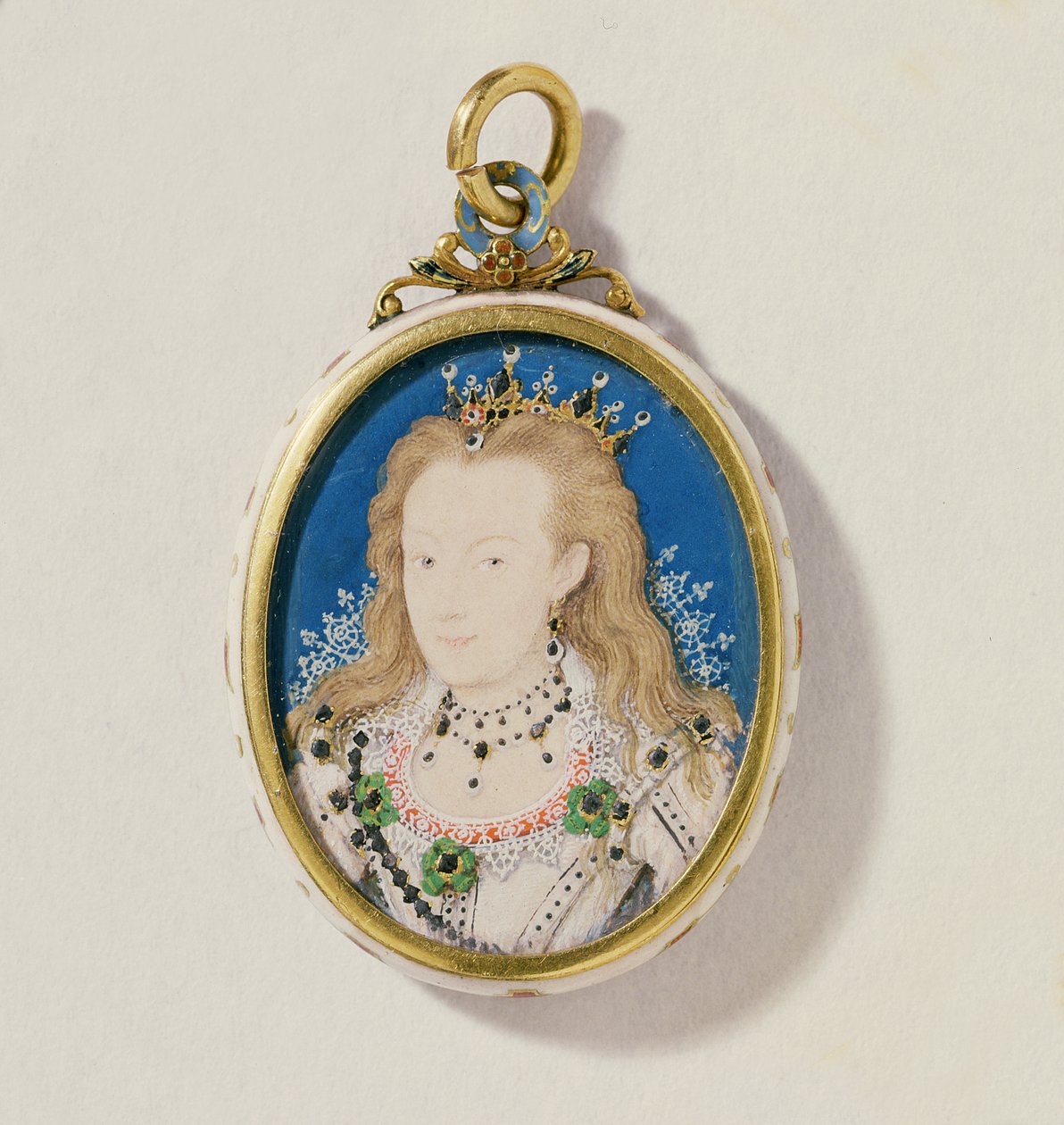 Frances Howard, hertuginde af Richmond og Lennox, ca. 1605-10 (wc på vellum) af Nicholas Hilliard