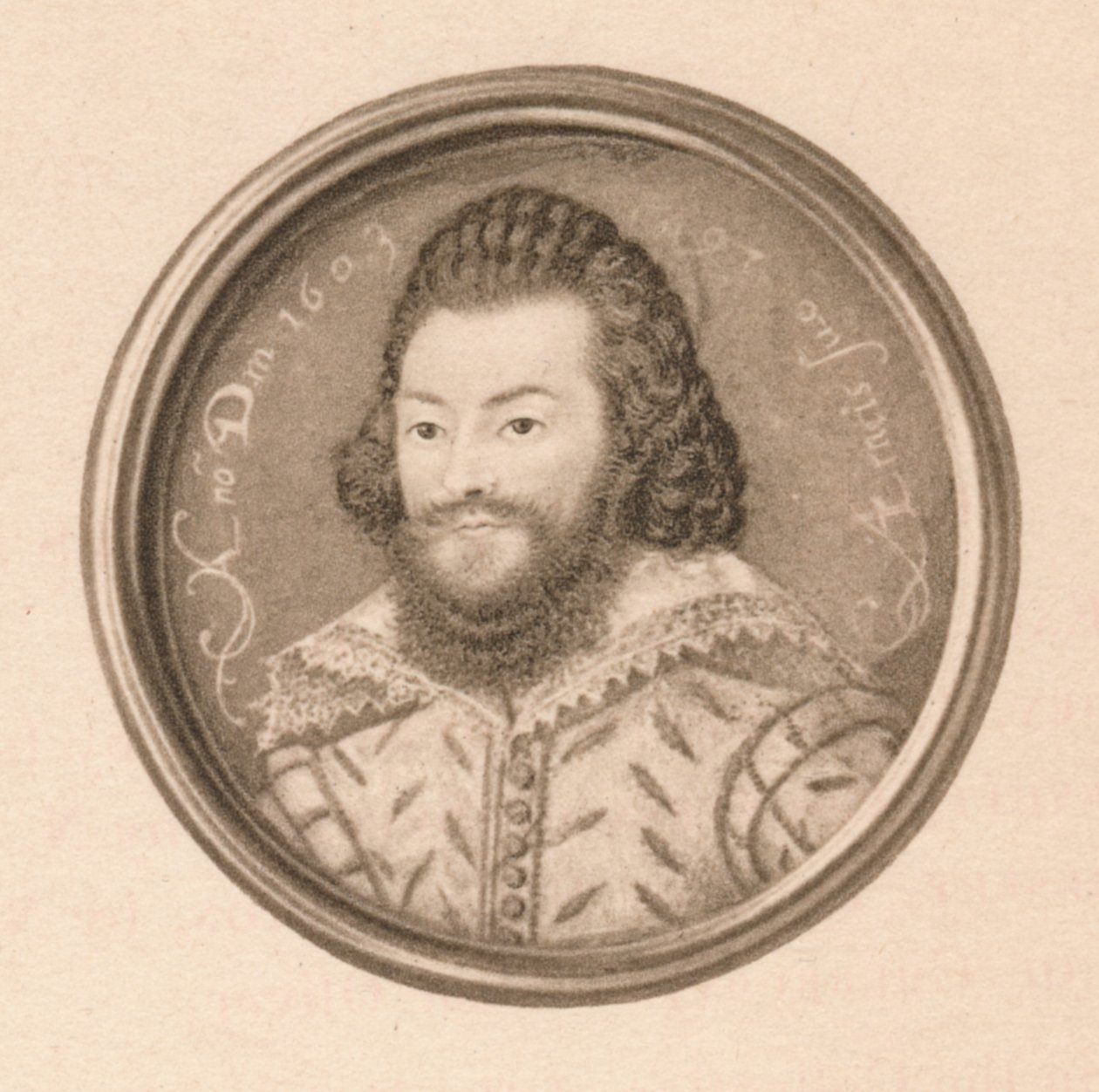 Henry Wriothesley, jarl af Southampton, c1500-tallet, 1904 af Nicholas Hilliard