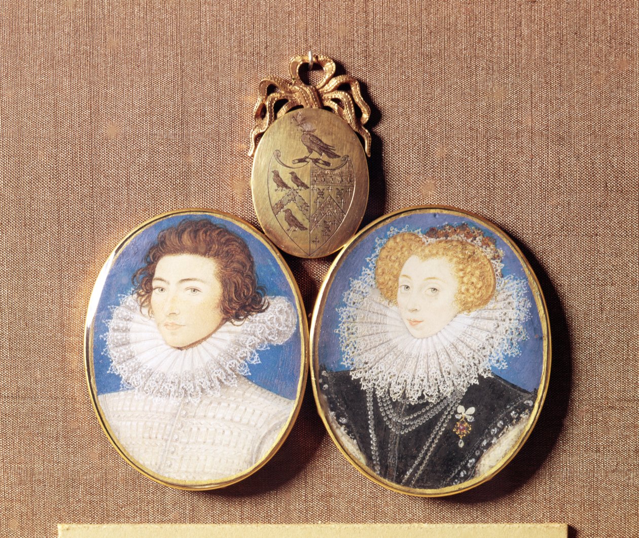 John Croker og hans kone Frances af Nicholas Hilliard