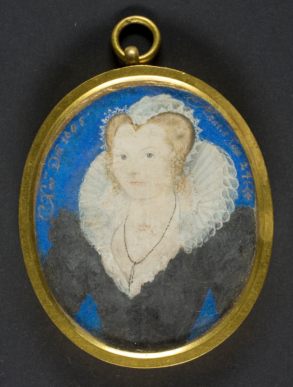 Portræt af en engelsk dame af Nicholas Hilliard