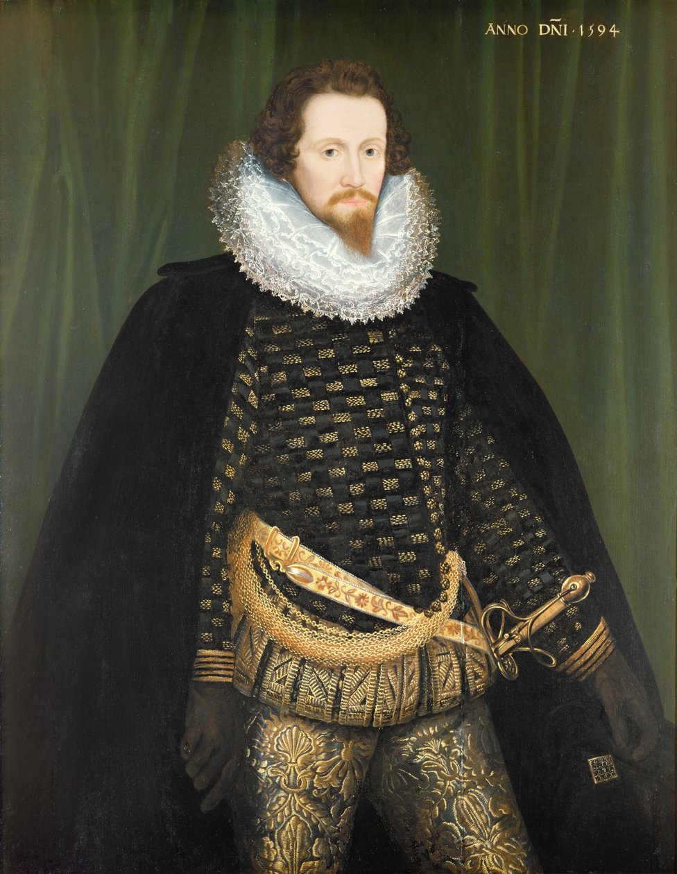 Robert Devereux (1566-1601) jarl af Essex, 1594 af Nicholas Hilliard