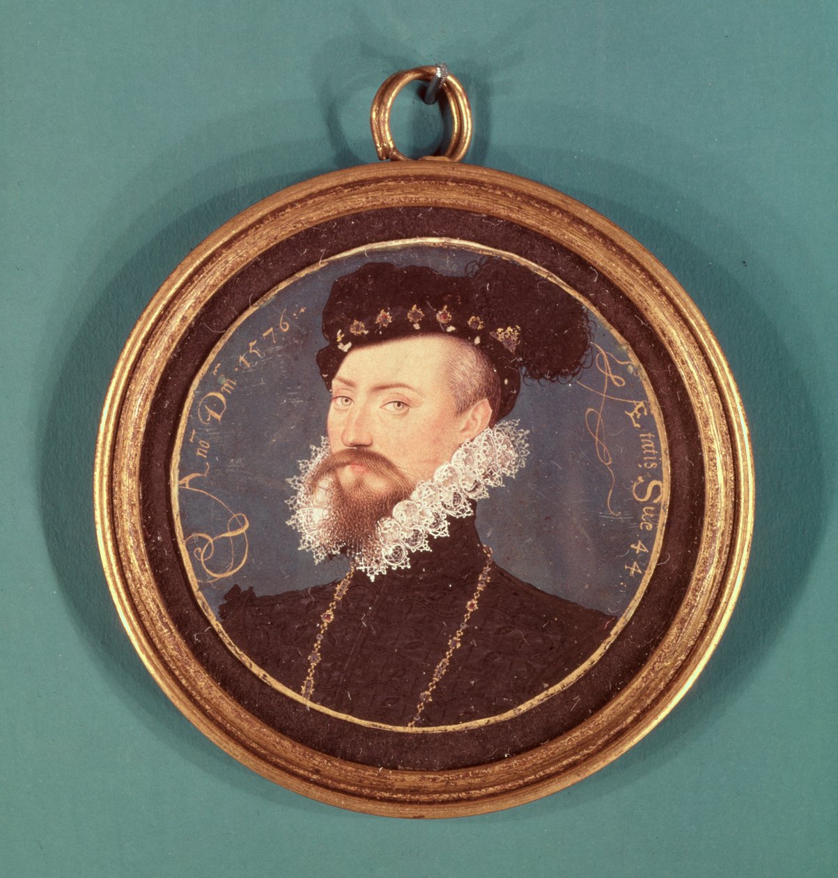 Robert Dudley, jarl af Leicester (ca.1532-88) 1576 af Nicholas Hilliard