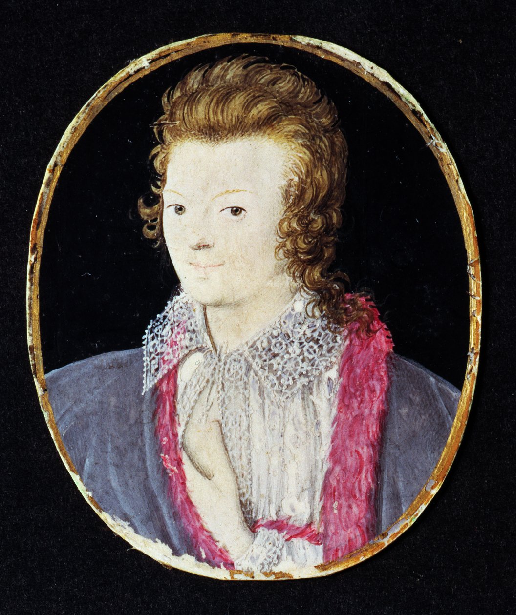 Ukendt yngling, ca. 1595 af Nicholas Hilliard