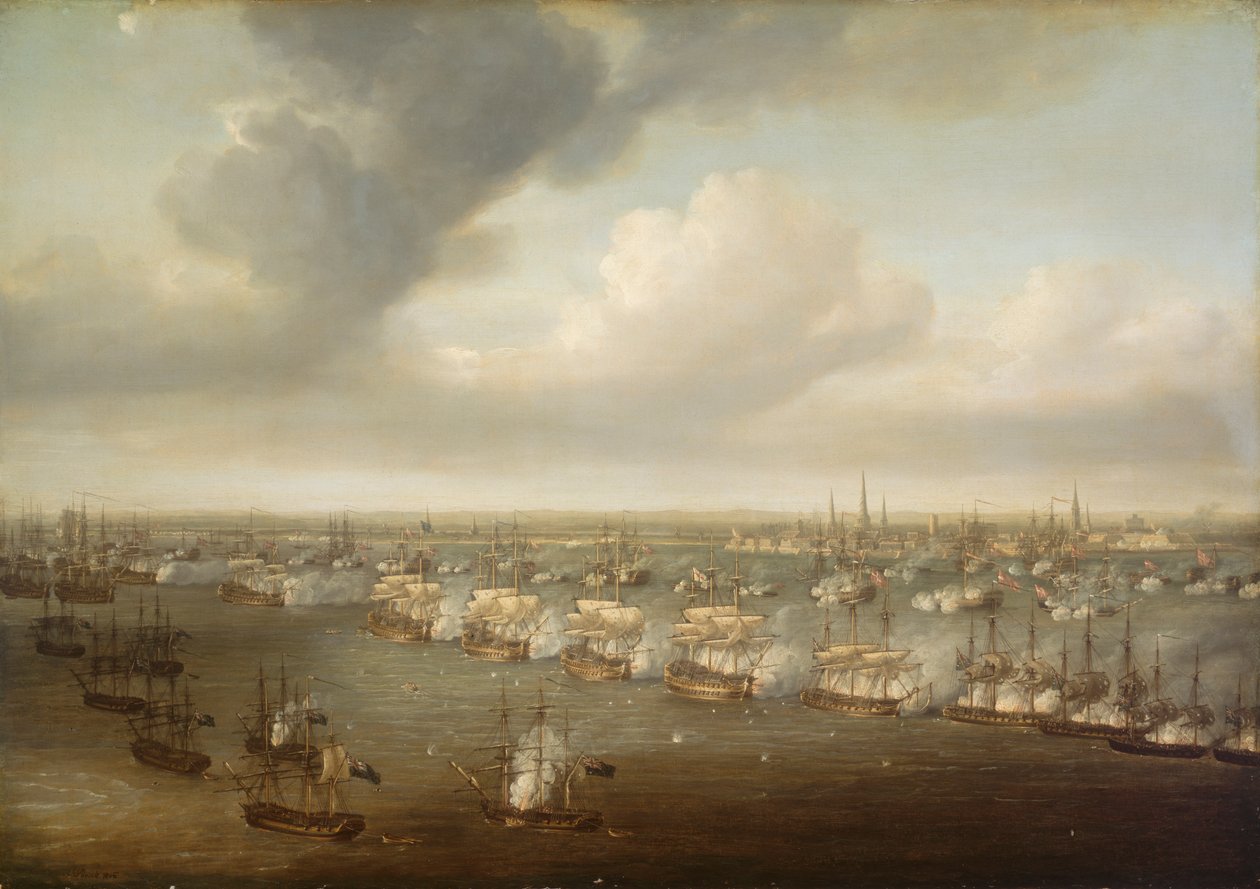 Slaget ved København, 2. april 1801 af Nicholas Pocock