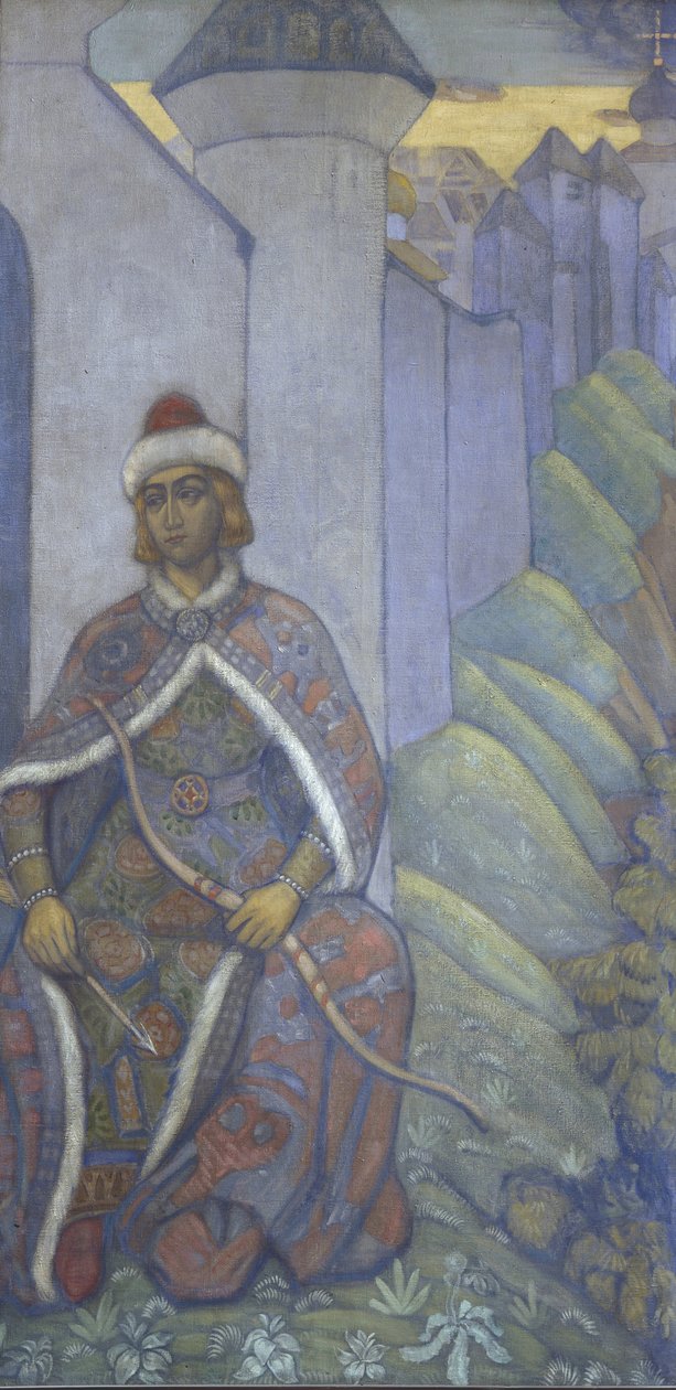 En Ridder, 1910 af Nikolai Konstantinowitsch Roerich