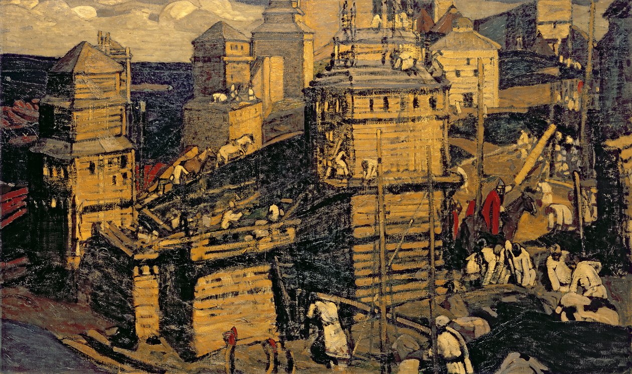 Bygningen, 1902 af Nicholas Roerich