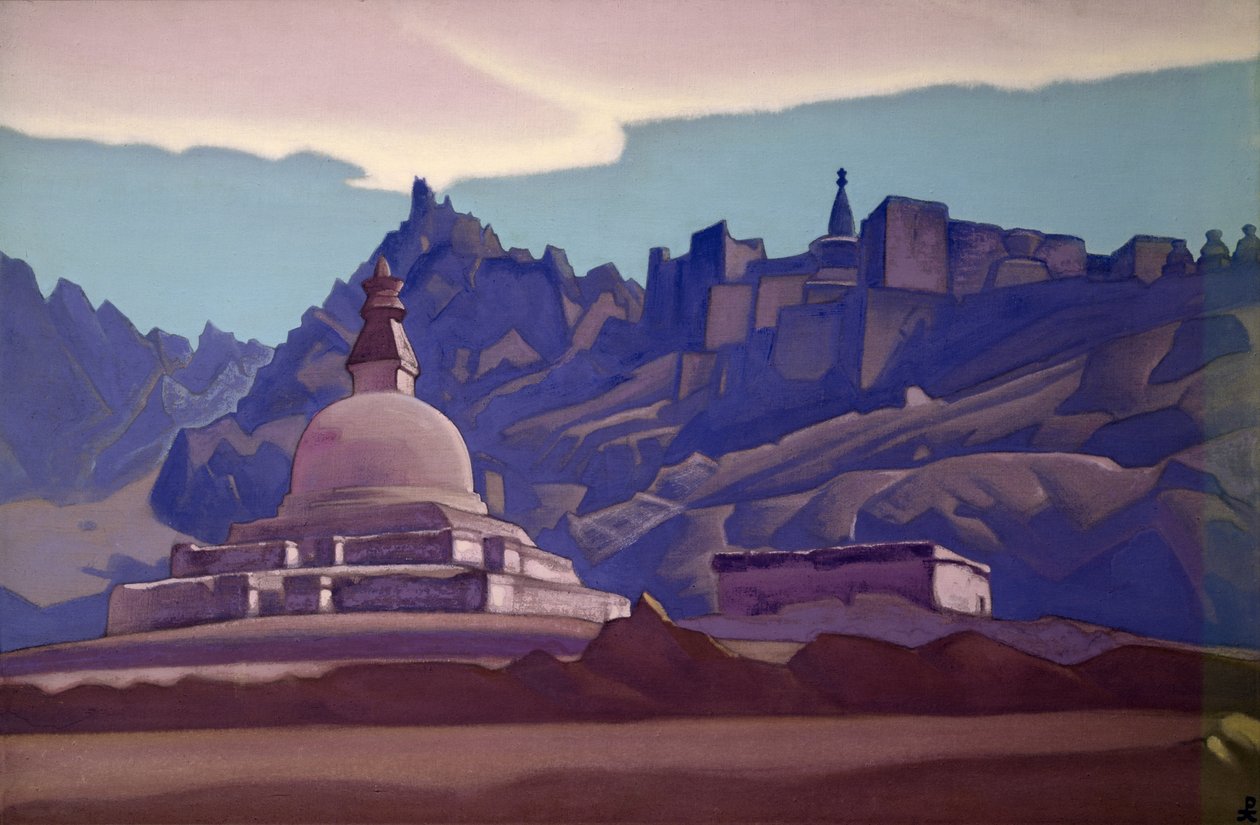 Gravhøj, Ladakh, 1937 af Nicholas Roerich
