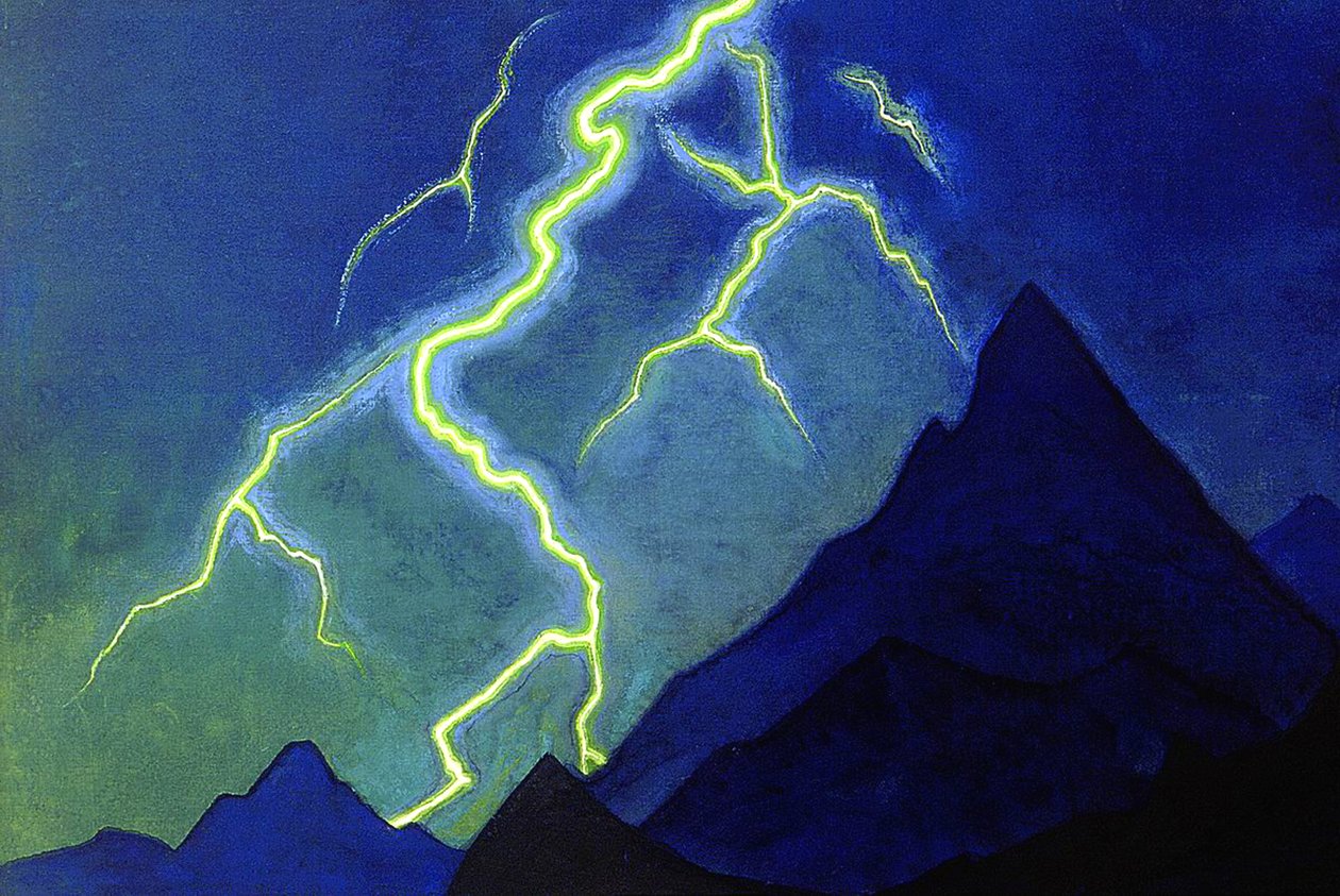 Himlens Kald, Lyn, ca. 1935-36 af Nicholas Roerich