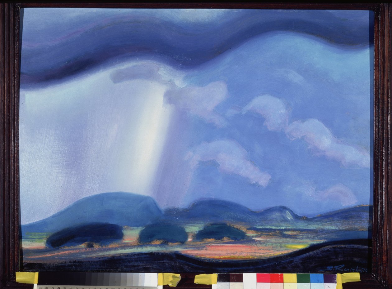 Chikus er lille. Oeuvre de Svyatoslav Nikolayevich Roerich (1904-1993), huile sr tsarton af Nicholas Roerich