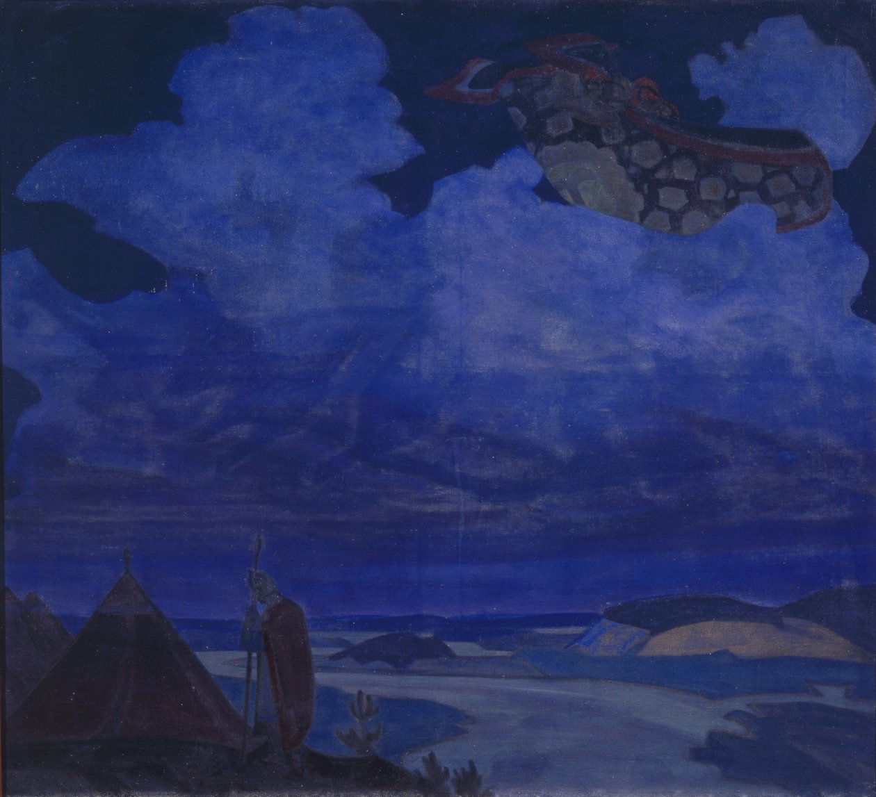 Flyvende tæppe, 1916 af Nicholas Roerich
