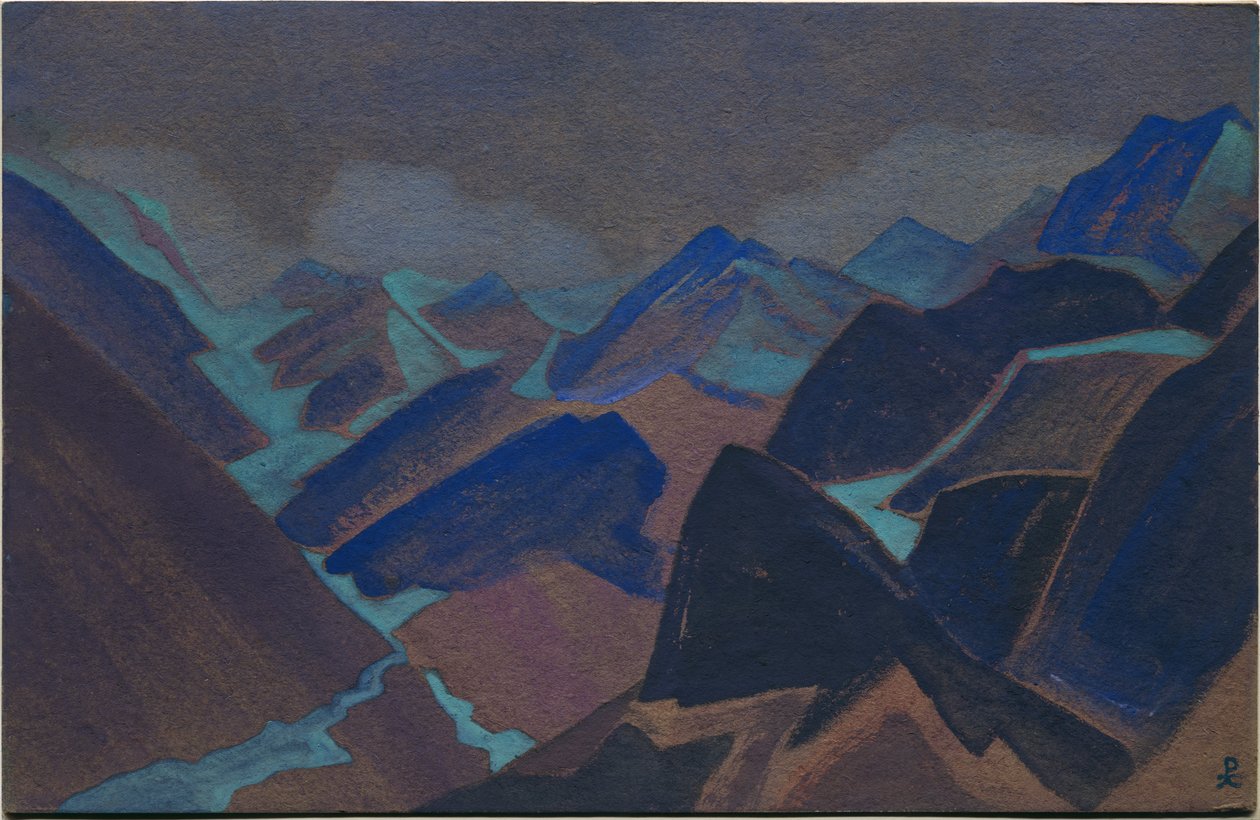 Glaciers of Lahul, 1936 af Nicholas Roerich