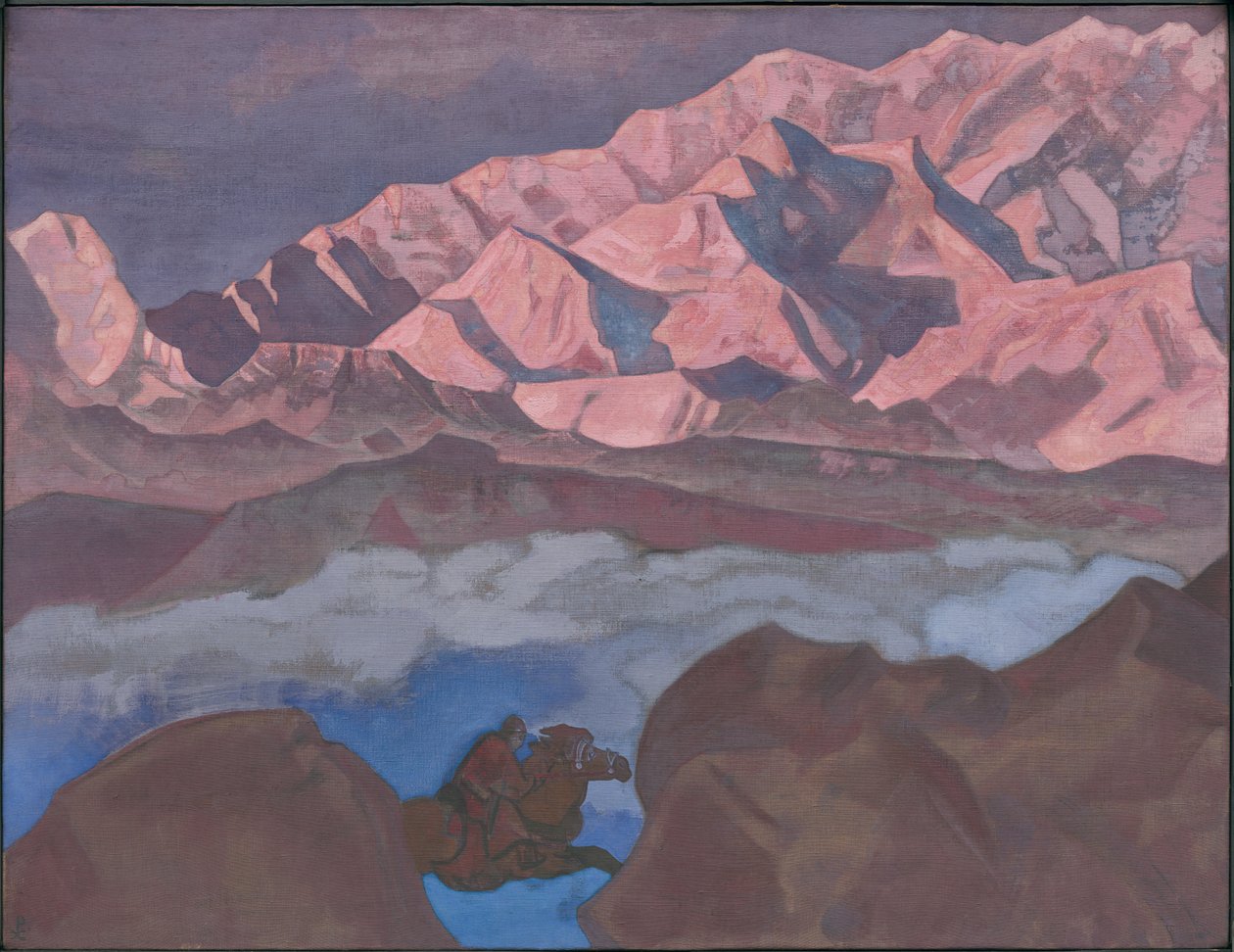 Han der skynder sig, "His Country"-serien, 1924 af Nicholas Roerich
