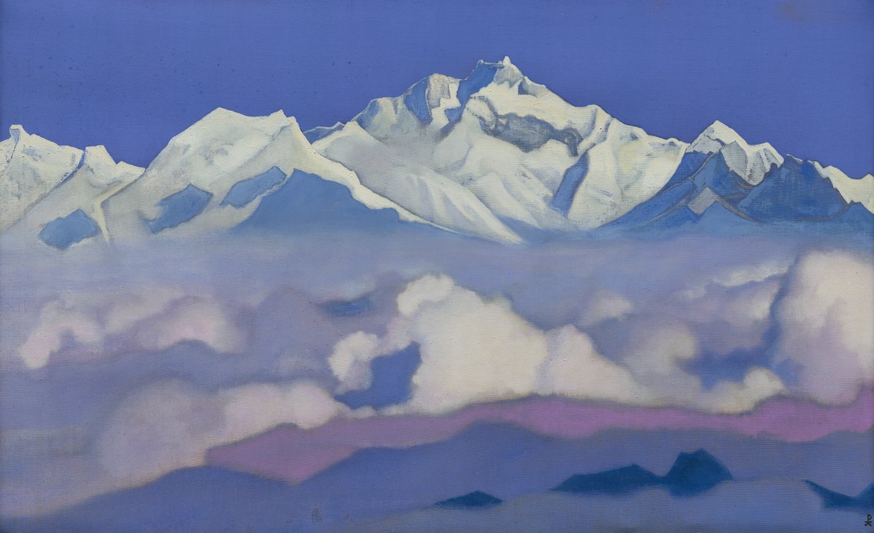 Kanchenjunga, 1936 af Nicholas Roerich