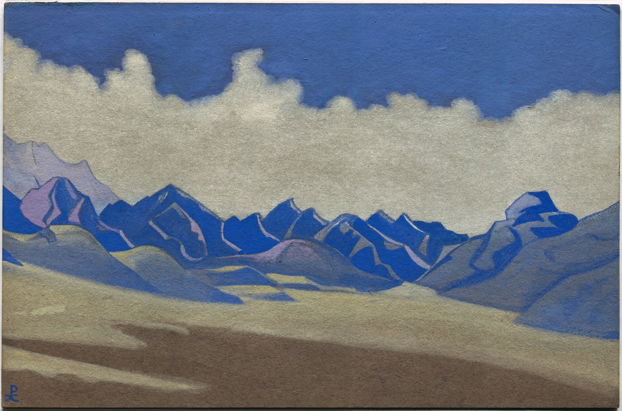 Karakoram, Path to Turkestan, 1936 af Nicholas Roerich
