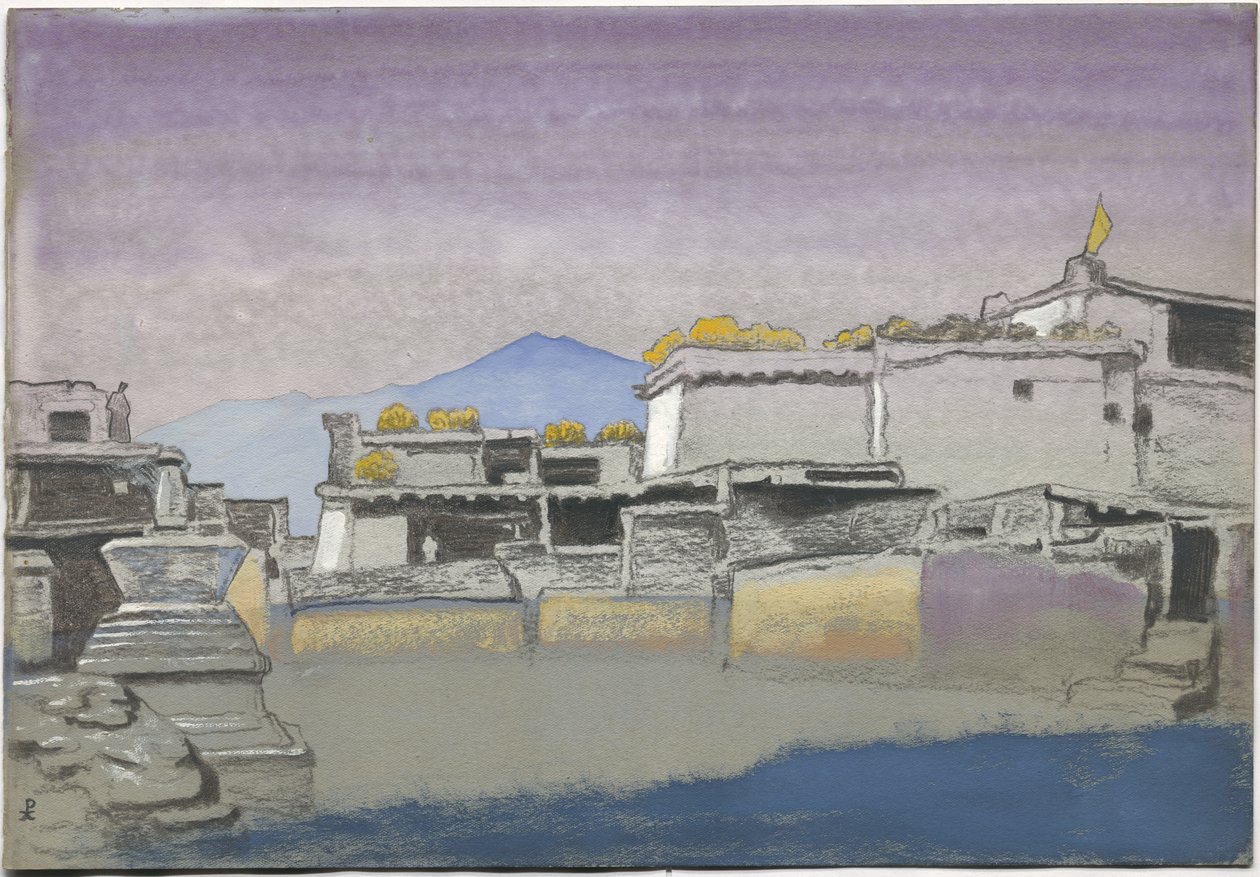 Kardang, studie, 1932 af Nicholas Roerich