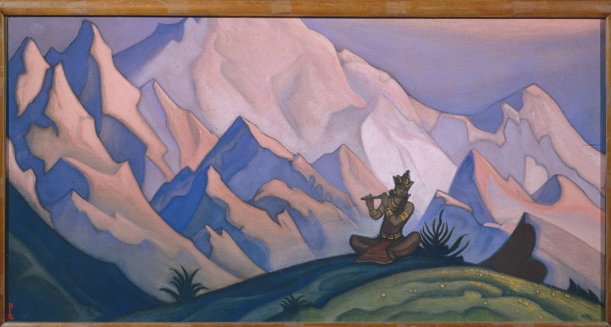 Krishna par Roerich, Nicholas (1874-1947) af Nicholas Roerich