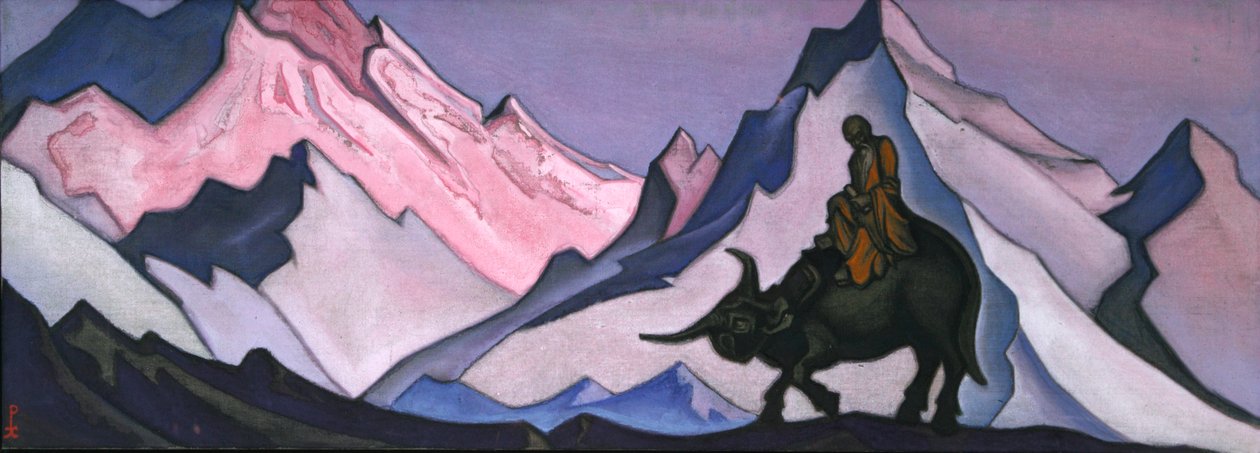 Laotiske karakterer, 1943. af Nicholas Roerich
