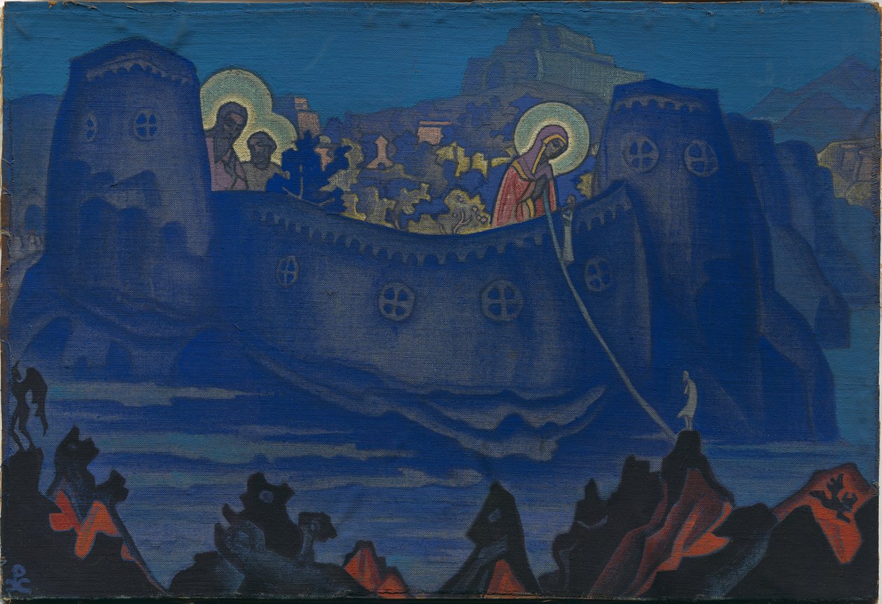Madonna Laboris, skitse, ೧೯೩೩ af Nicholas Roerich