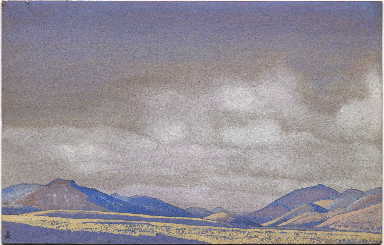 Mongoliet, Chahars bakker, 1936 af Nicholas Roerich