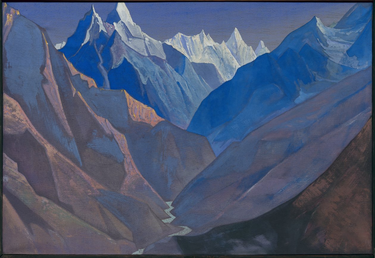 Mount "M", 1931 af Nicholas Roerich