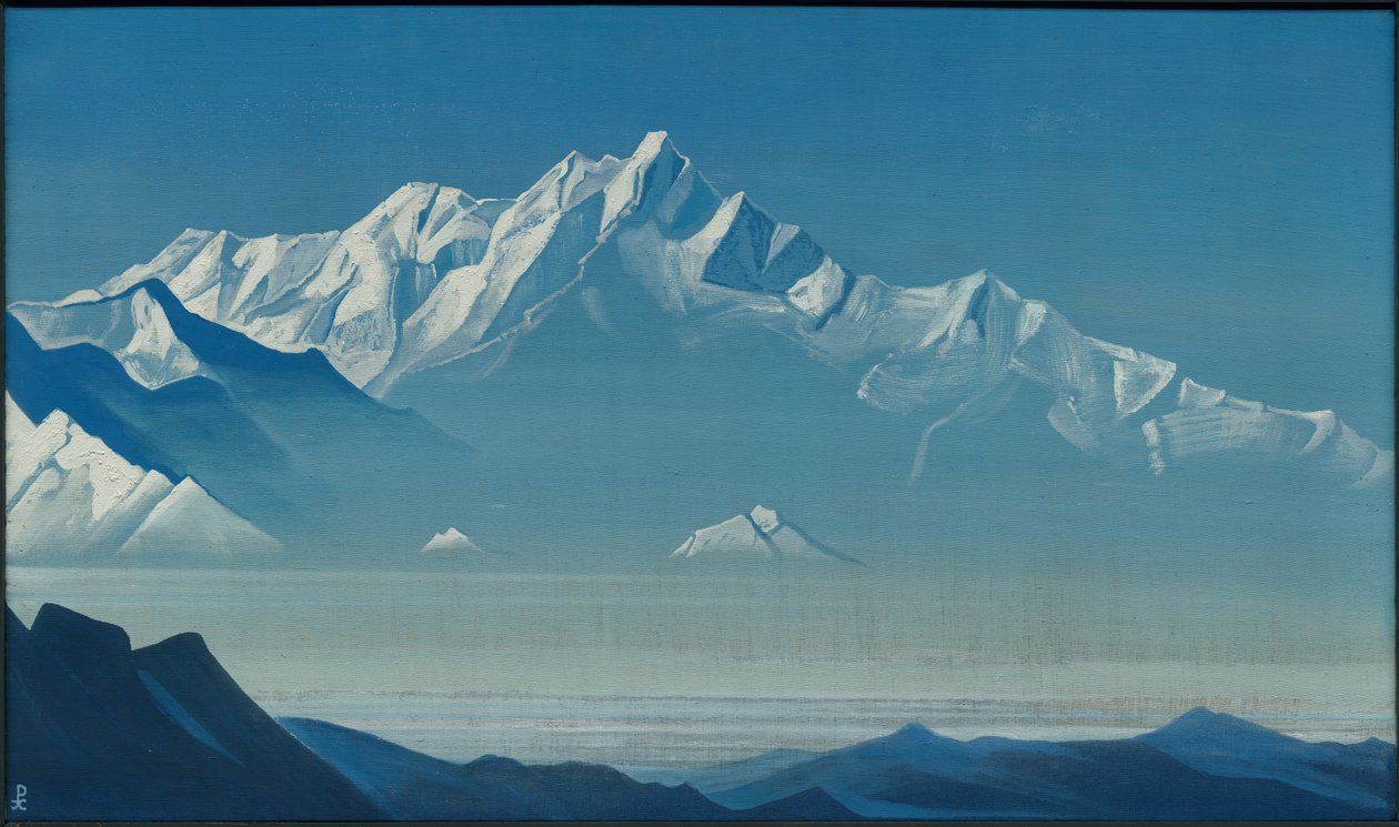 Mount of Five Treasures af Nicholas Roerich