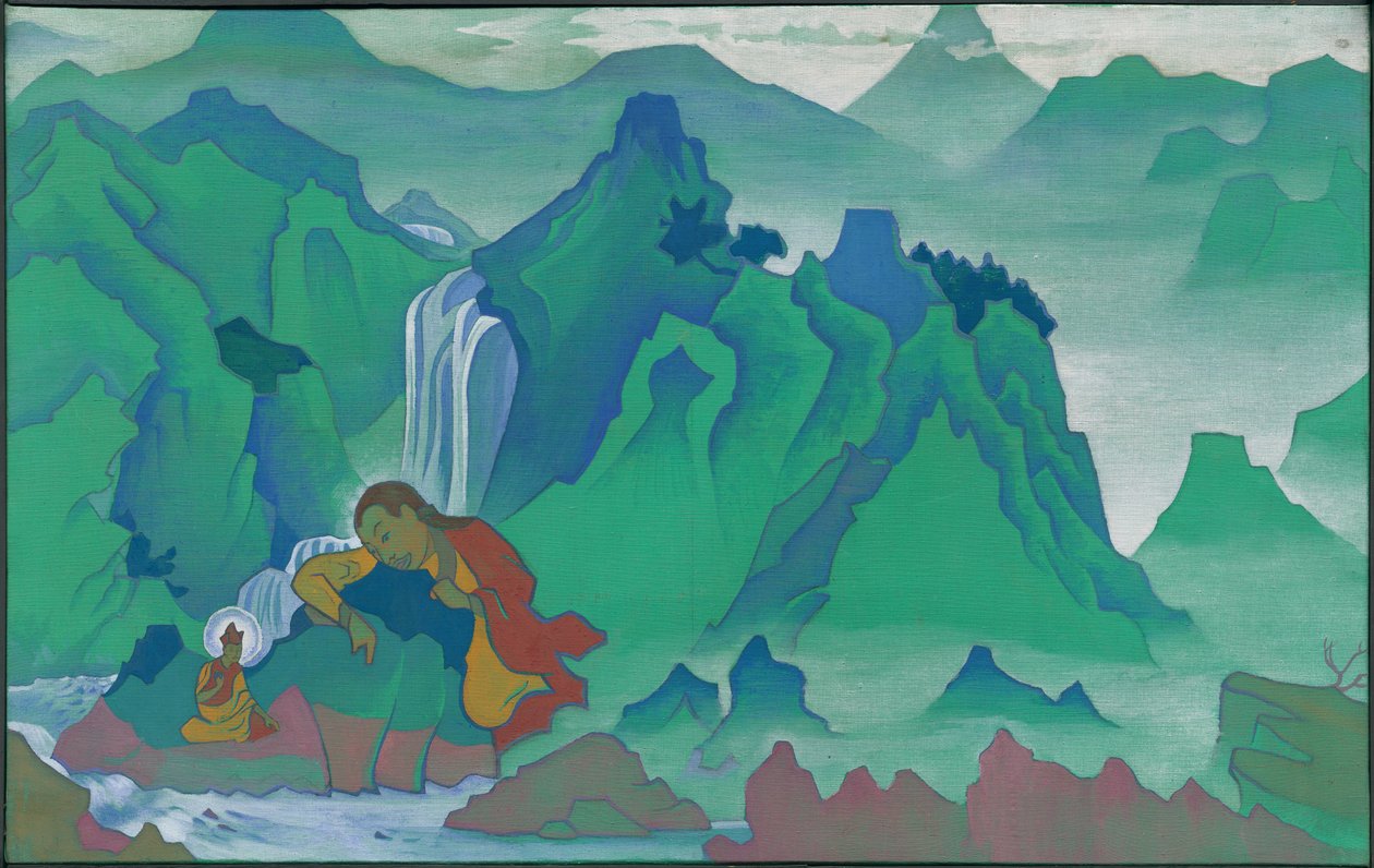 Padma Sambhava, "Banners of the East"-serien, 1924 af Nicholas Roerich