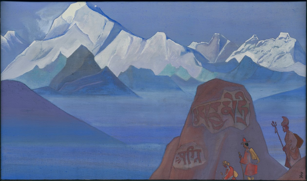 Stien til Kailas, 1932 af Nicholas Roerich