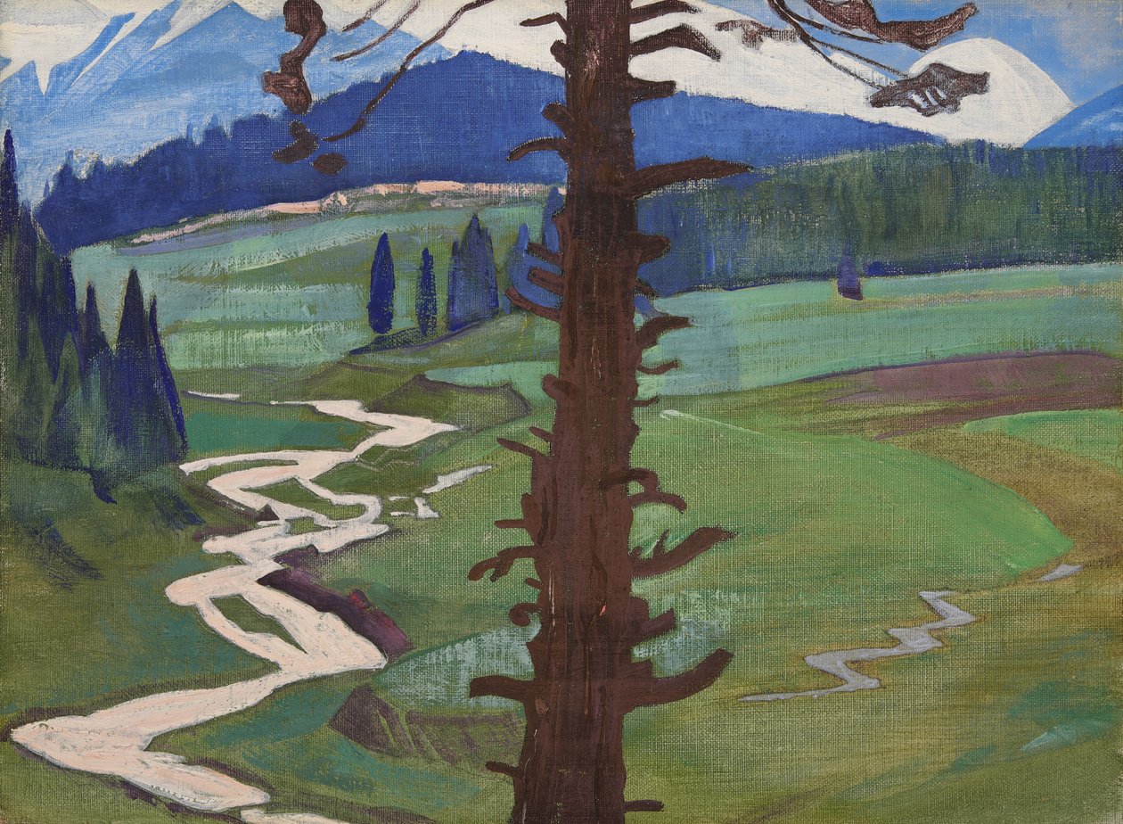 Pir Panjal, fra serien med samme titel, 1925 af Nicholas Roerich
