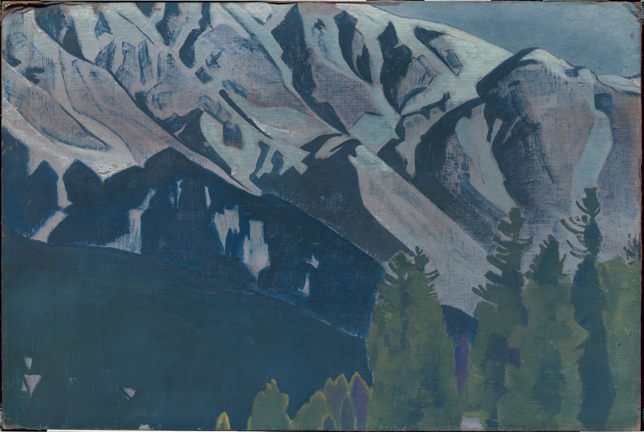 Pir Panjal, fra serien med samme titel, 1925 af Nicholas Roerich