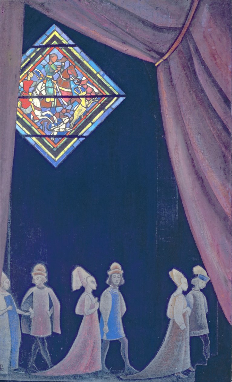 Skitse til Richard Wagners opera "Tristan og Isolde", 1910