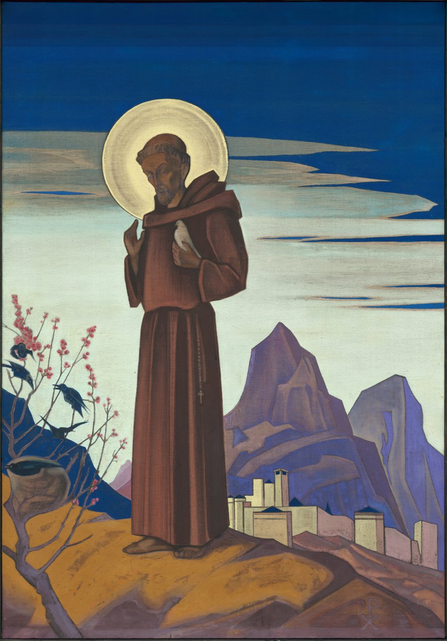 Sankt Frans, 1932 af Nicholas Roerich
