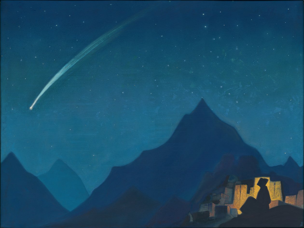 Heltens stjerne, 1936 af Nicholas Roerich