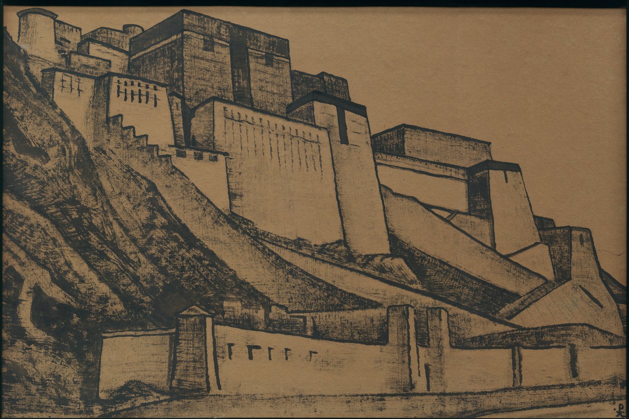 The Hoies, "Tibetan Path"-serien, 1924 af Nicholas Roerich