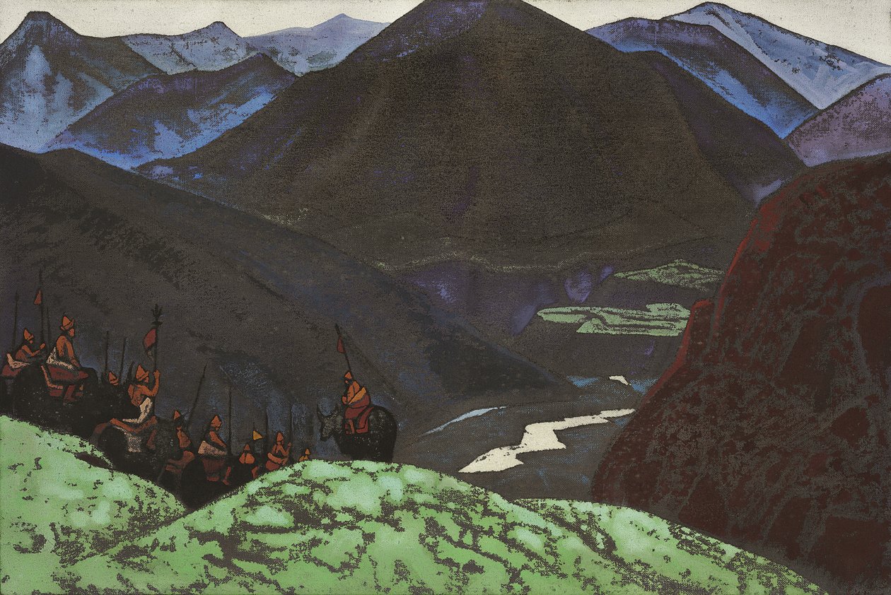Værten for Gesar Khan, 1931 af Nicholas Roerich