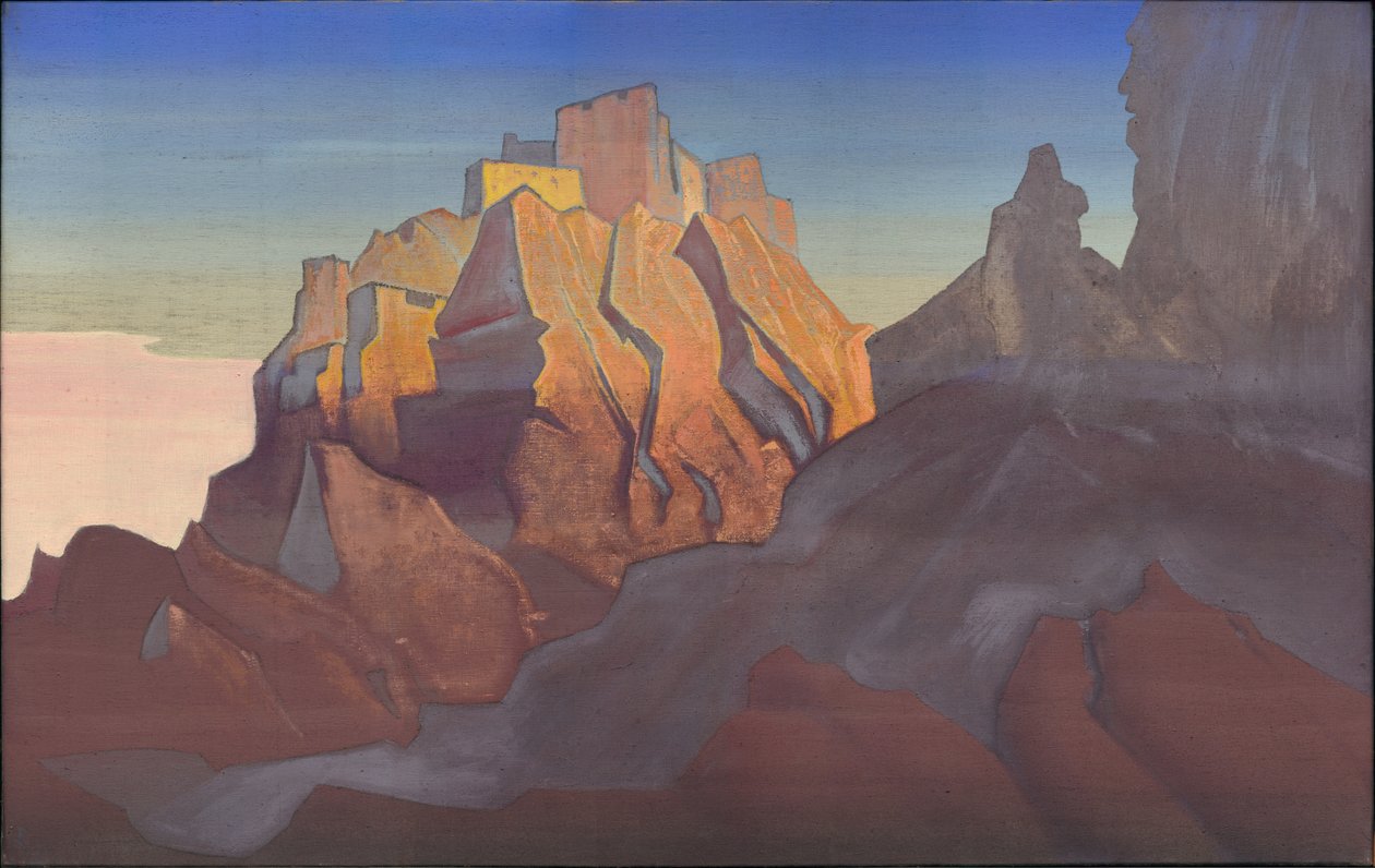 Tibetansk højborg af Nicholas Roerich