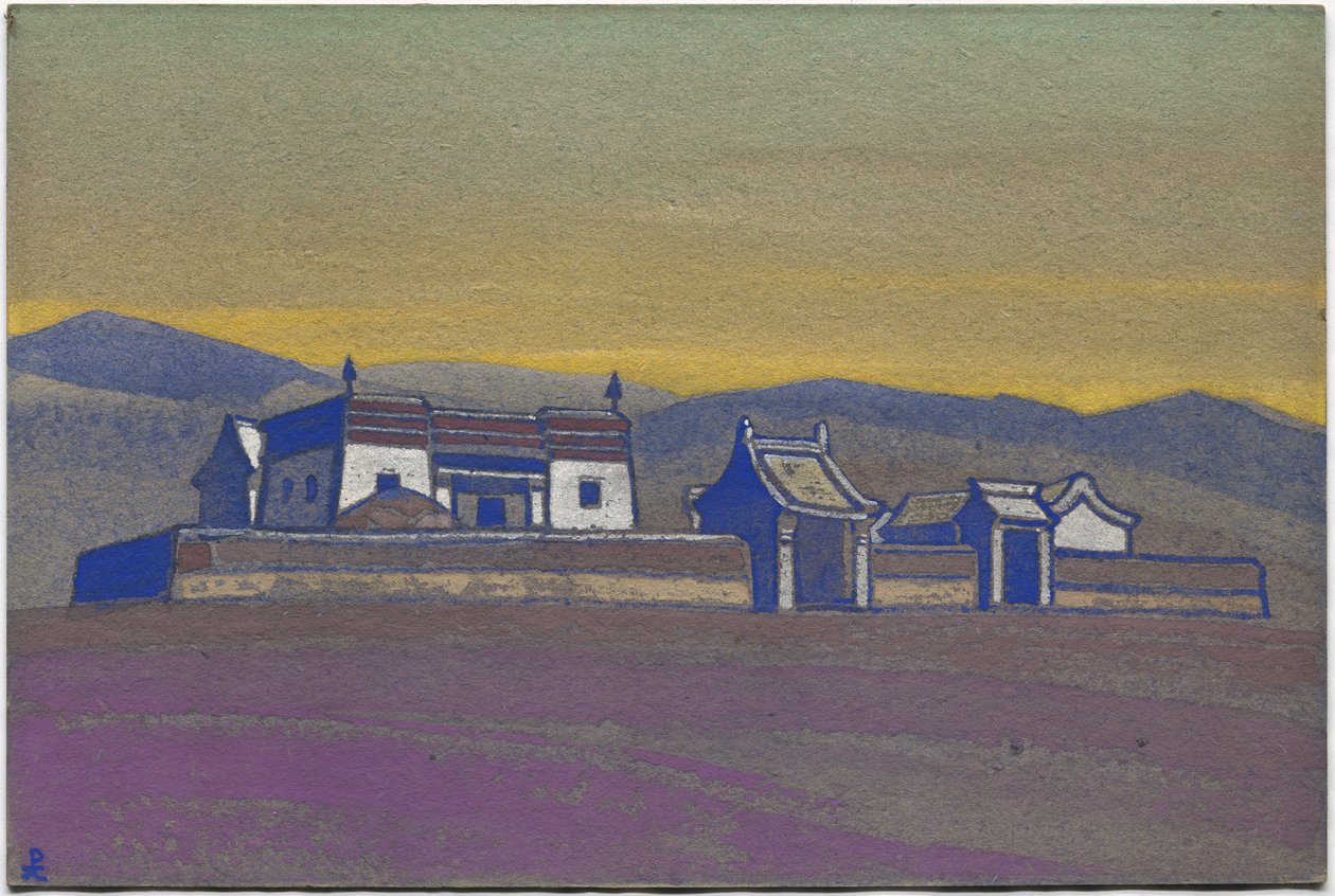 Tsagan-Kure, Indre Mongoliet, 1936 af Nicholas Roerich