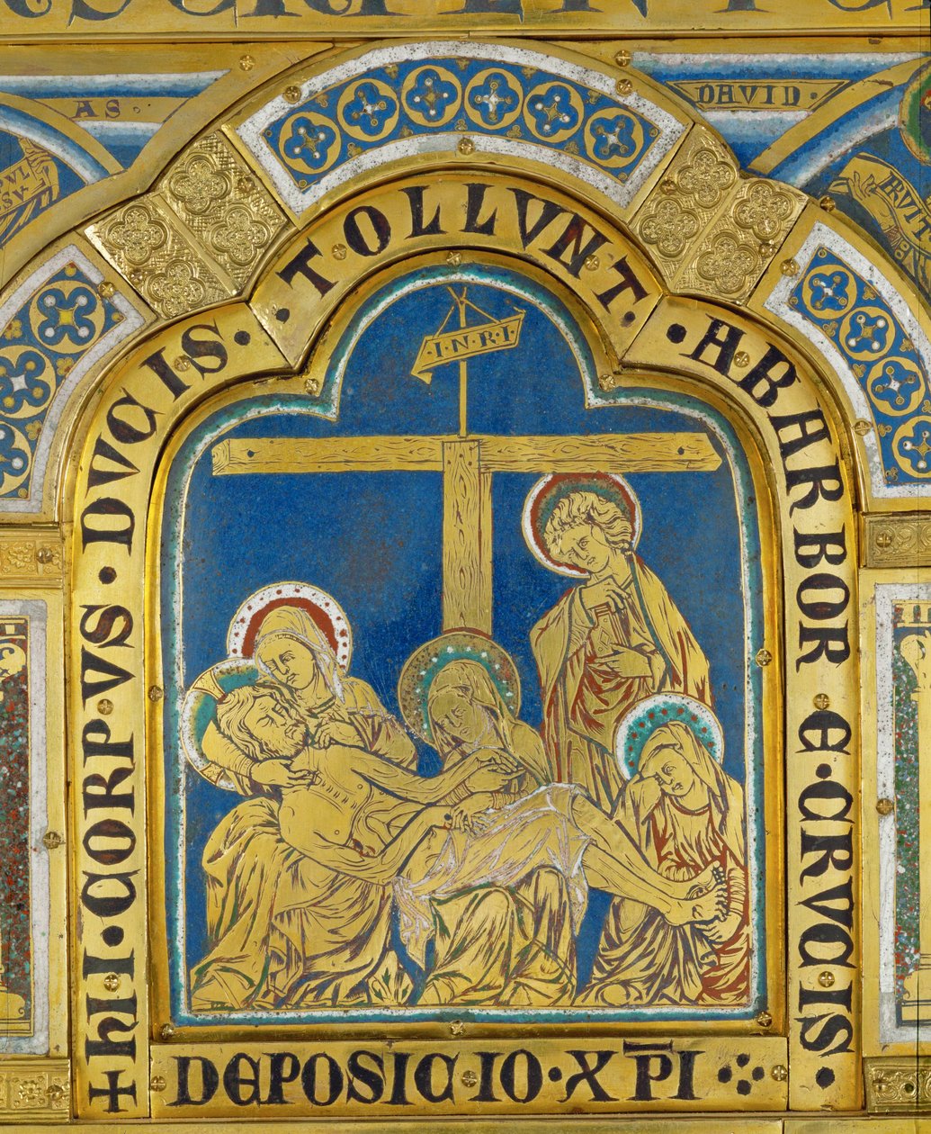 Deposition, fra Verdun-alteret ... af Nicholas of Verdun