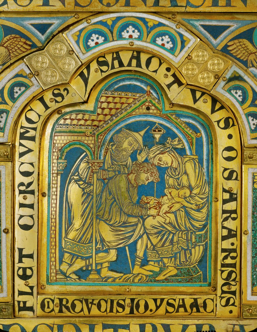 Isaks omskæring ... (emalje på forgyldt kobber) af Nicholas of Verdun
