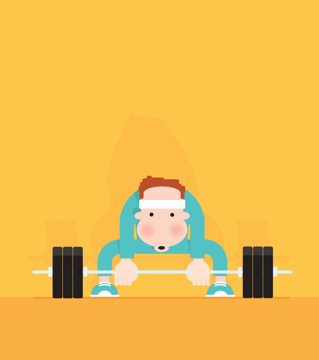 Gym Junkie, 2016 (digital) af Nick Diggory