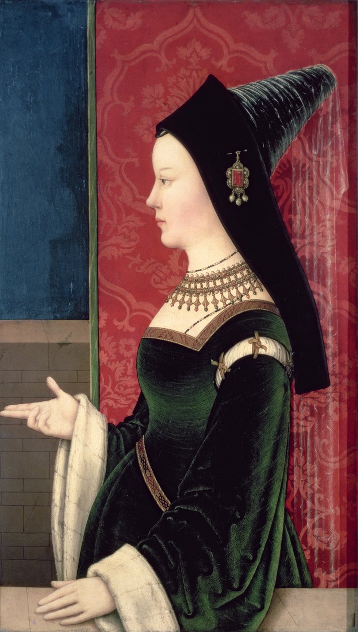 Maria af Bourgogne (1458-1482) (panel) af Niclas Reiser