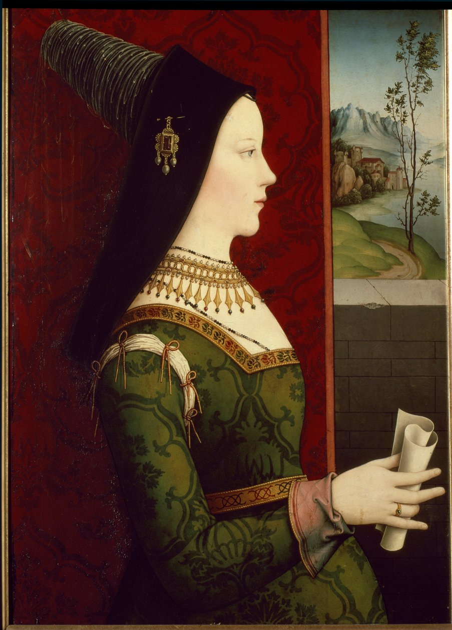 Portræt af Mary Hertuginde af Bourgogne af Niclas Reiser
