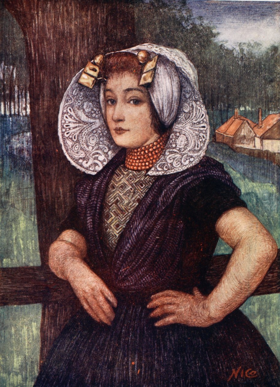 A Girl of Goes, 1904 af Nico Jungman