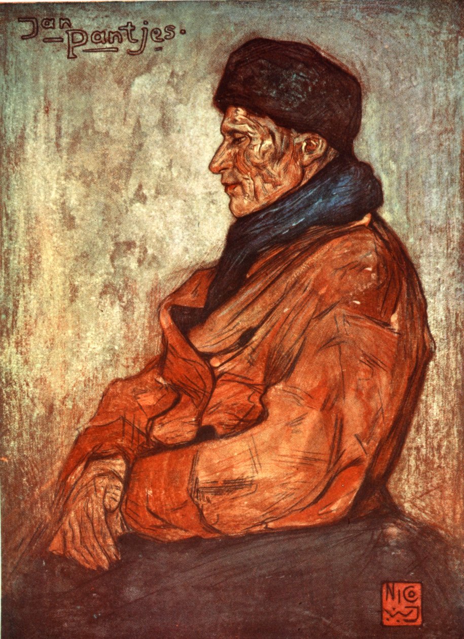 En gammel fisker, 1904 af Nico Jungman