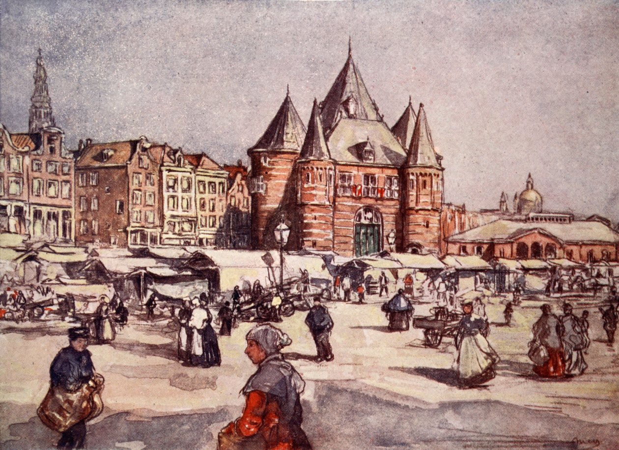 De Waag, Amsterdam, 1904 af Nico Jungman