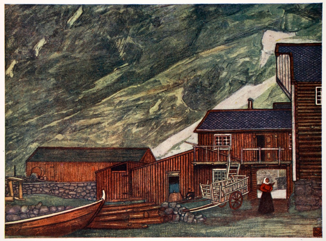 På Fjorden, Sundalsoren, 1905 af Nico Jungman