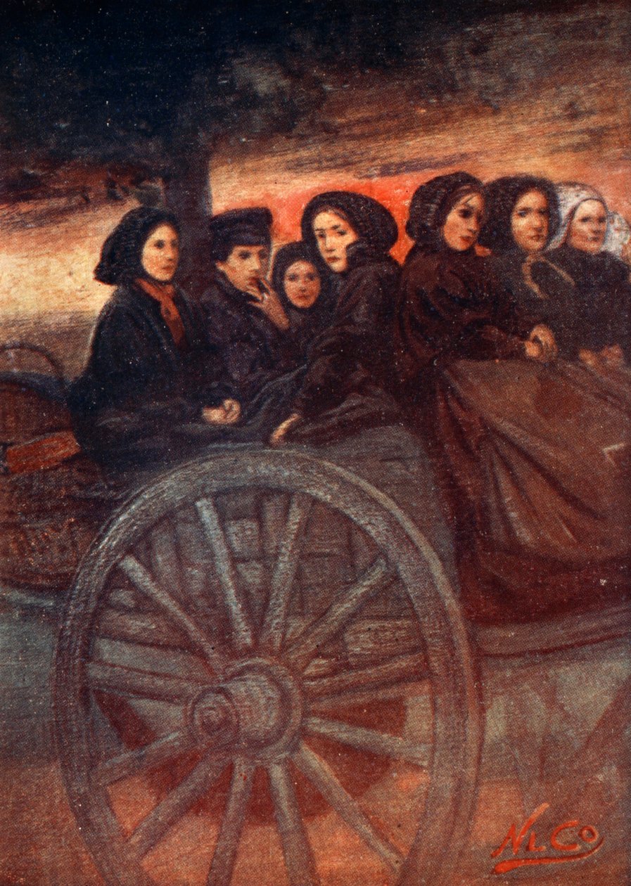 Vender tilbage fra markedet, 1904 af Nico Jungman