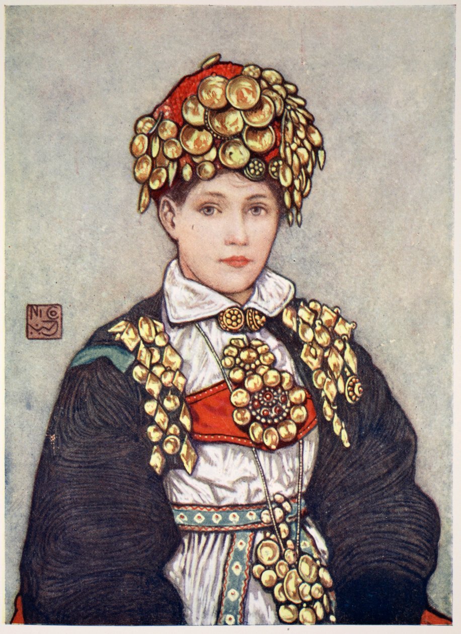 Saetersdalen Brud, 1905 af Nico Jungman