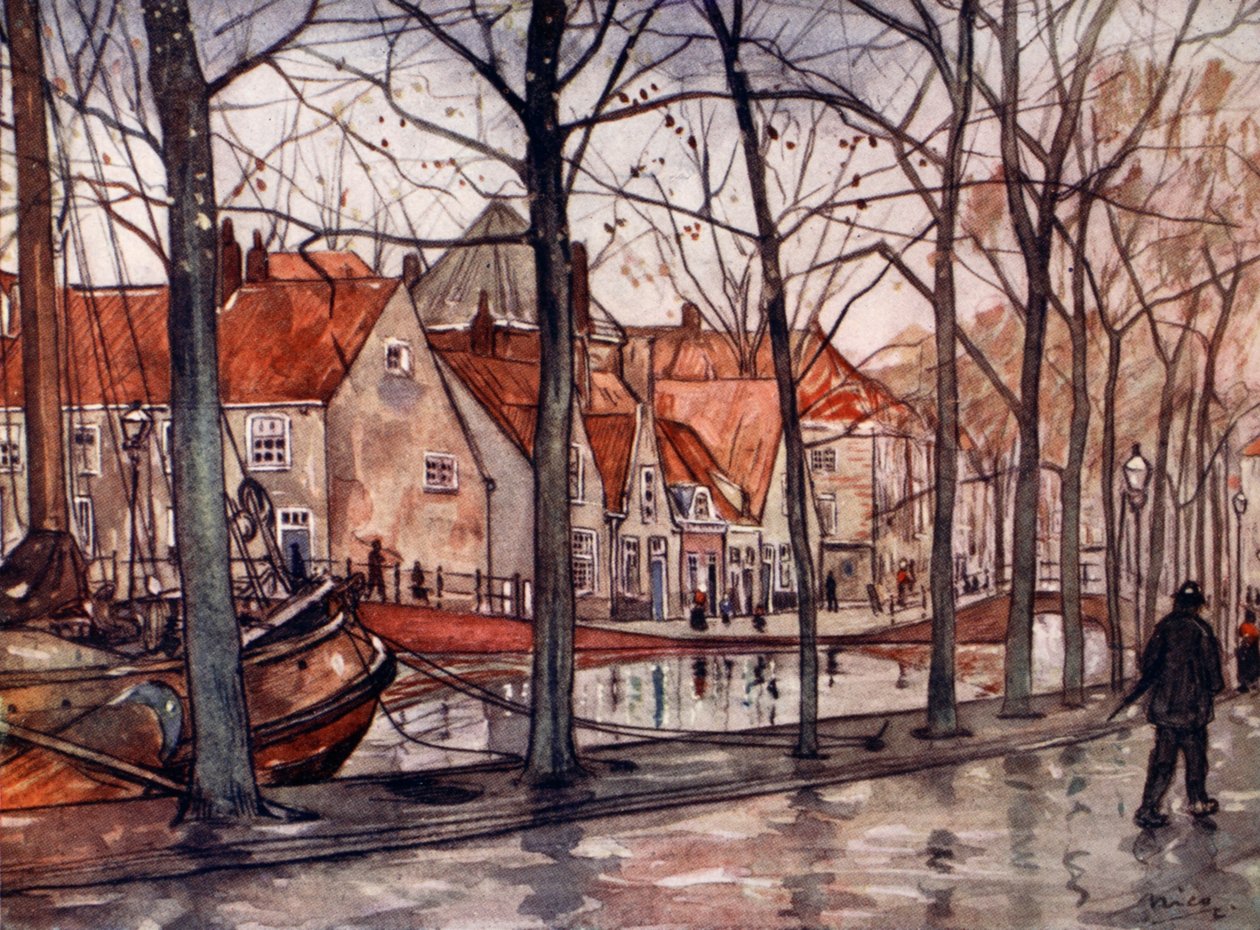 Havnen, Haag, 1904 af Nico Jungman