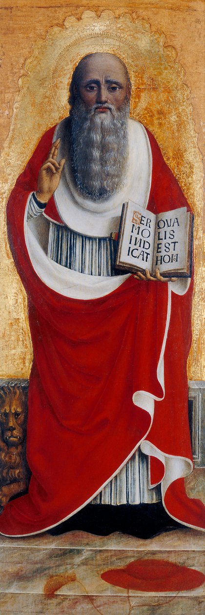 Sankt Jerome af Nicolò Il Lombarducio (attr.to) Corso