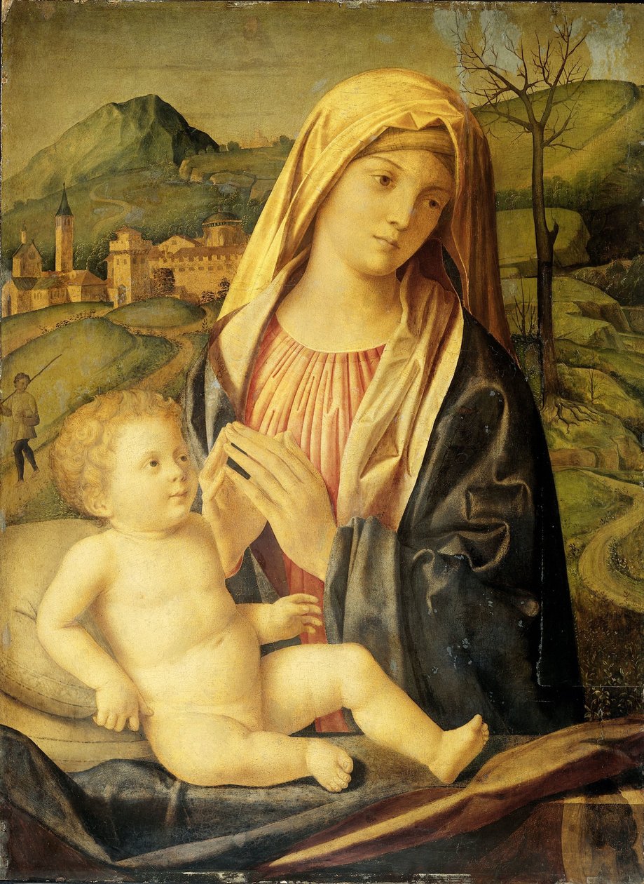 Jomfru og Barn af Nicolò Rondinello (attributed to)